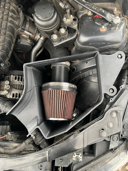 E82 E9X Cone Filter Heat Shield