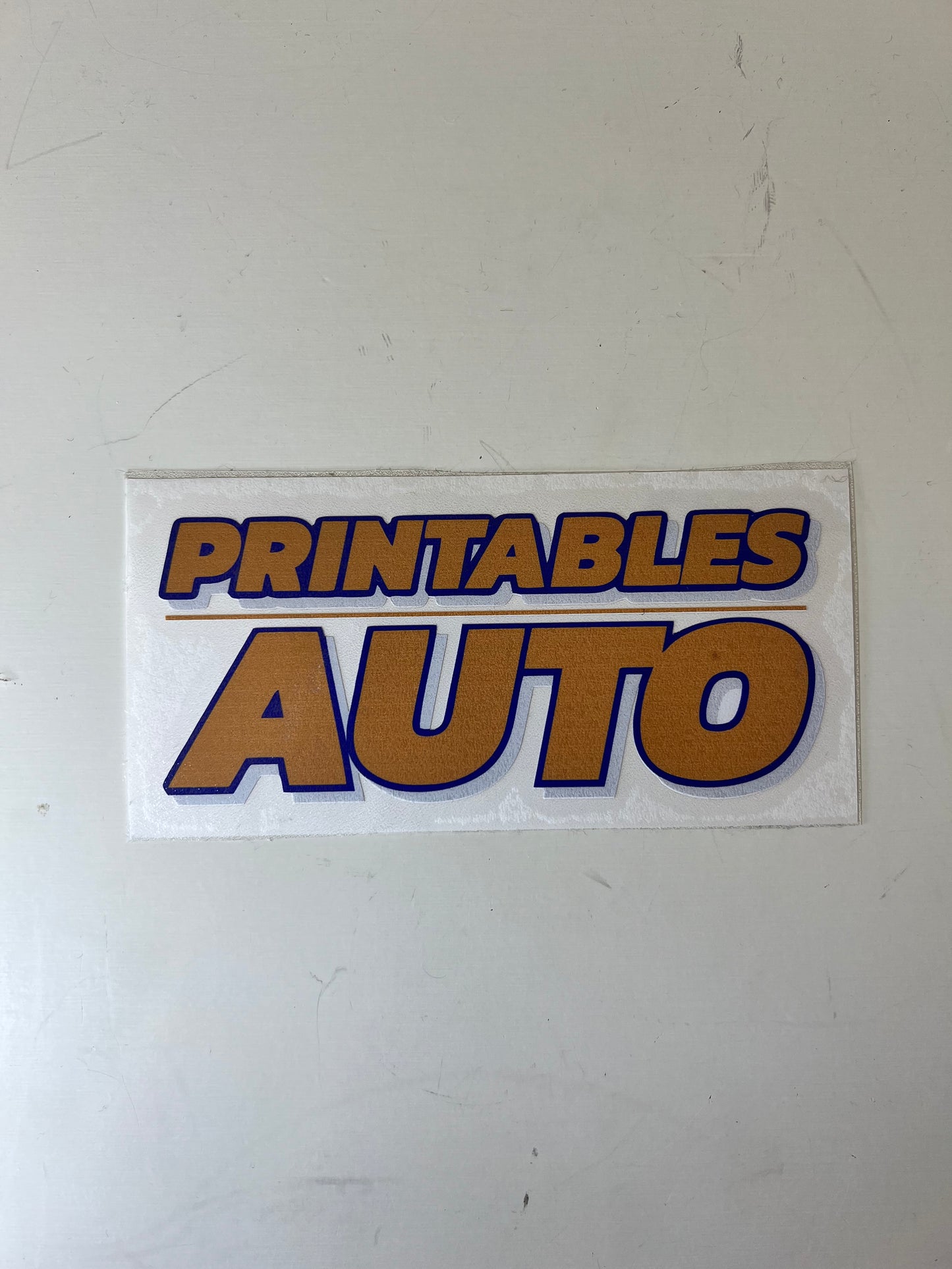 PrintablesAuto Sticker | PAS01