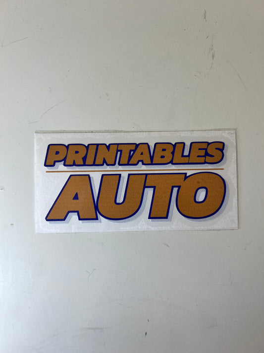PrintablesAuto Sticker | PAS01