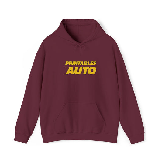 PrintablesAuto Embroidered Hooded Sweatshirt