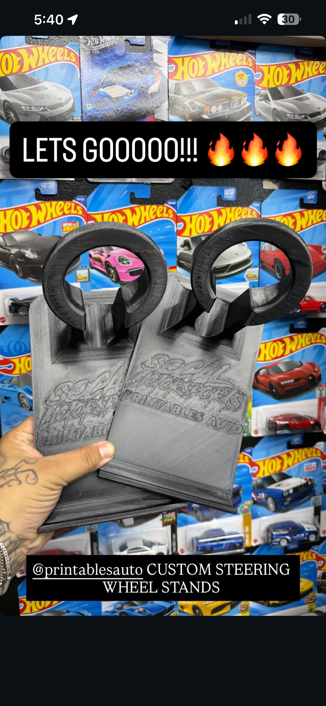 BMW Steering Wheel Stand Display | SWD01