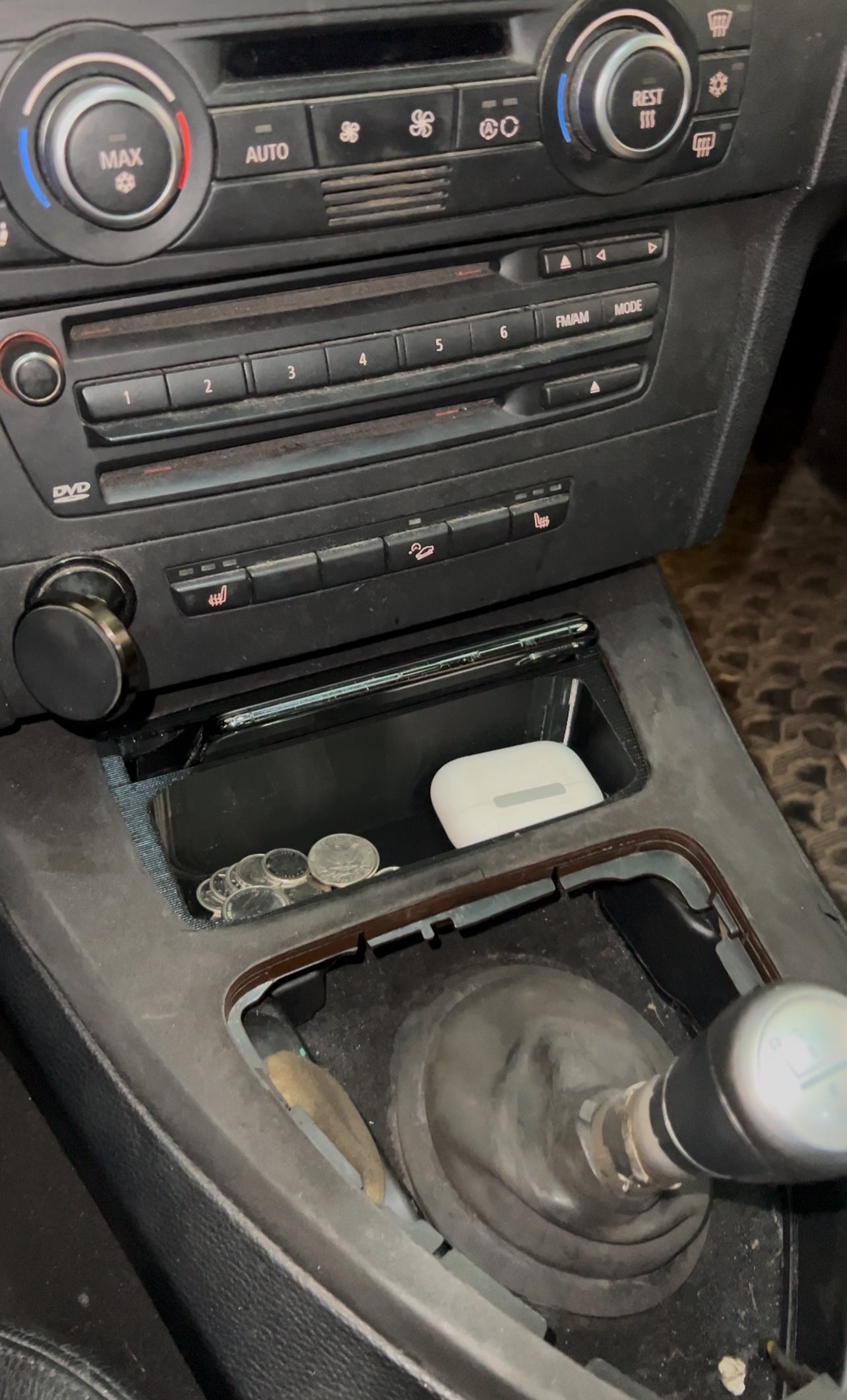BMW E9X Center Storage Tray with Phone Slot | CST89