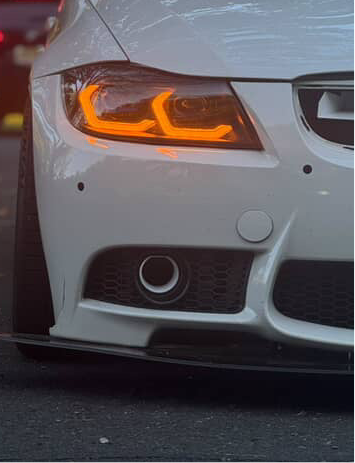 BMW E90/E91+ Round Fog Light Intake Assembly | RFI90