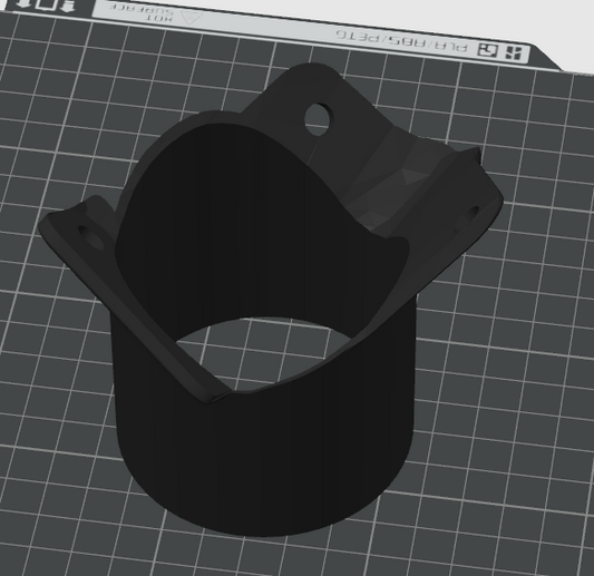 MODEL of E82, E9X N52 D-Style RAM Cold Air Intake Adapter | DIA52m