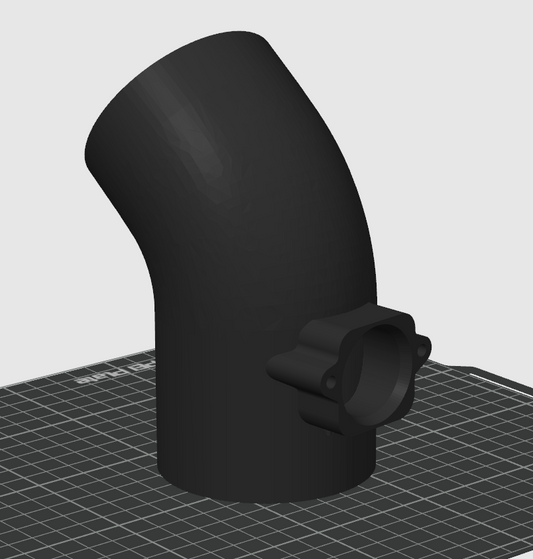 MODEL of N52 Curved MAF Adapter | MAF60m