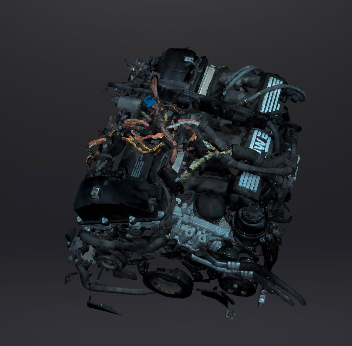 3D Scan of N52 Engine Block from X-Series