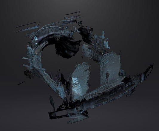 3D Scan of Empty E90 E91 Engine Bay