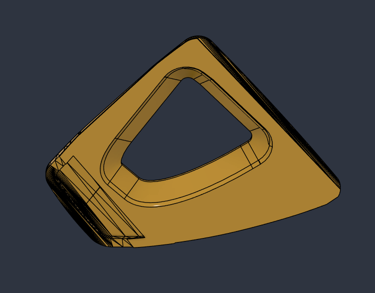 3D MODEL OF E90 E91 E92 E93 DCT Trim Plate
