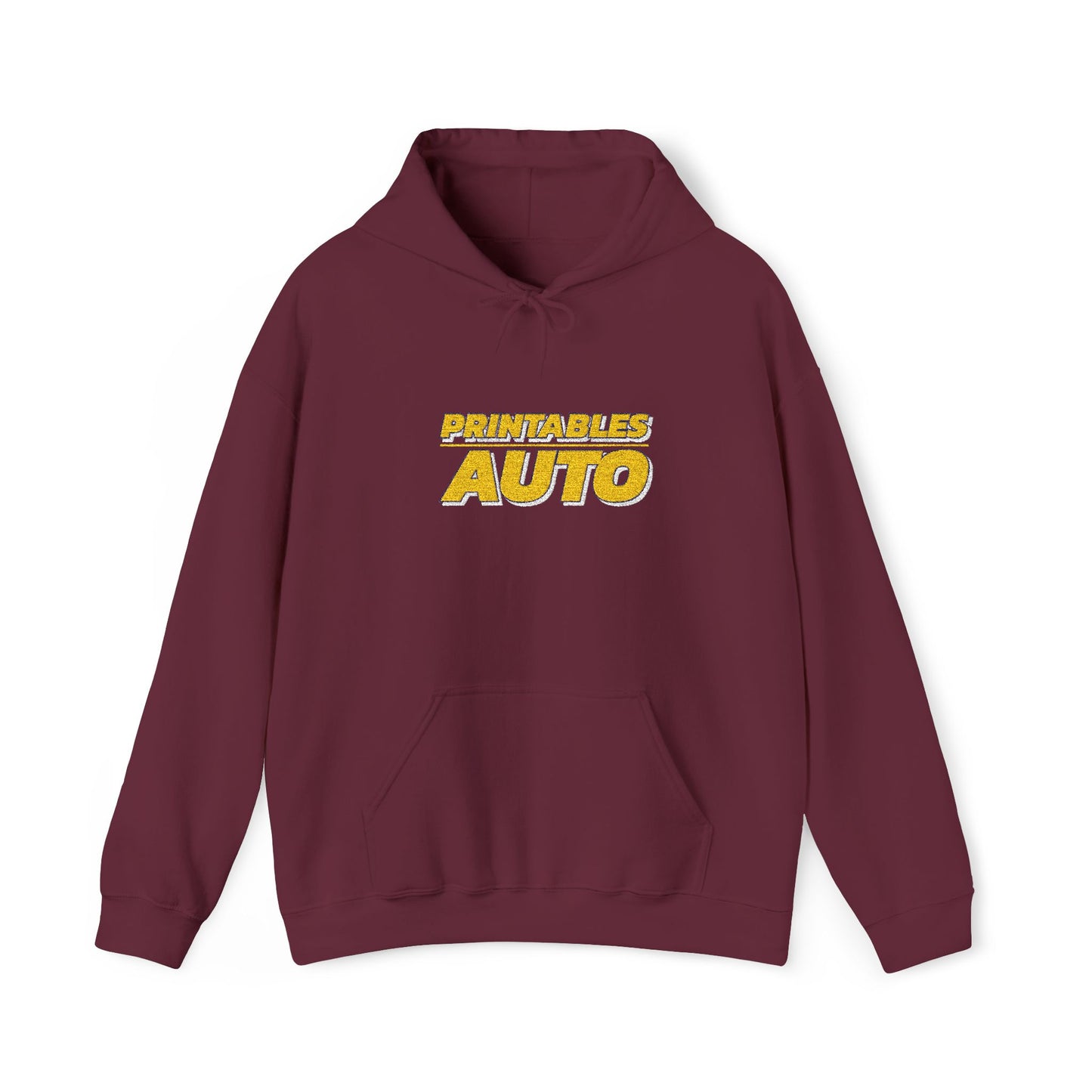 PrintablesAuto Embroidered Hooded Sweatshirt