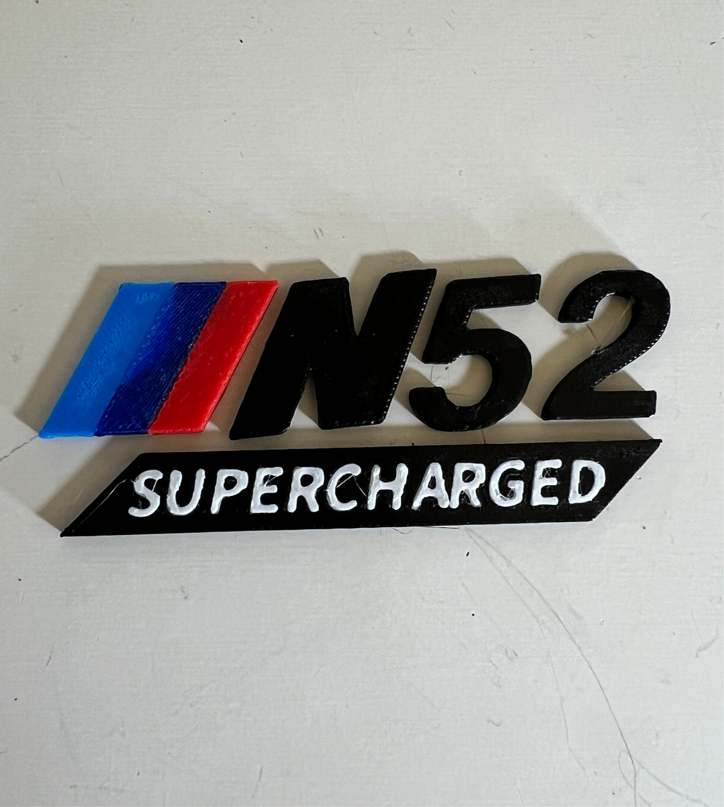 BMW N52 Supercharged Badge | SCB52