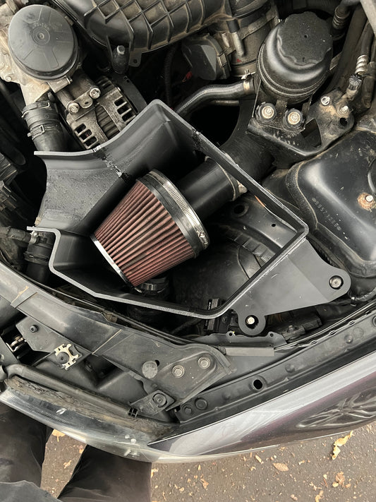 E82 E9X Cone Filter Heat Shield