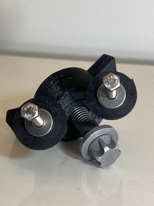 Power Steering Reservoir Relocation to Block Kit