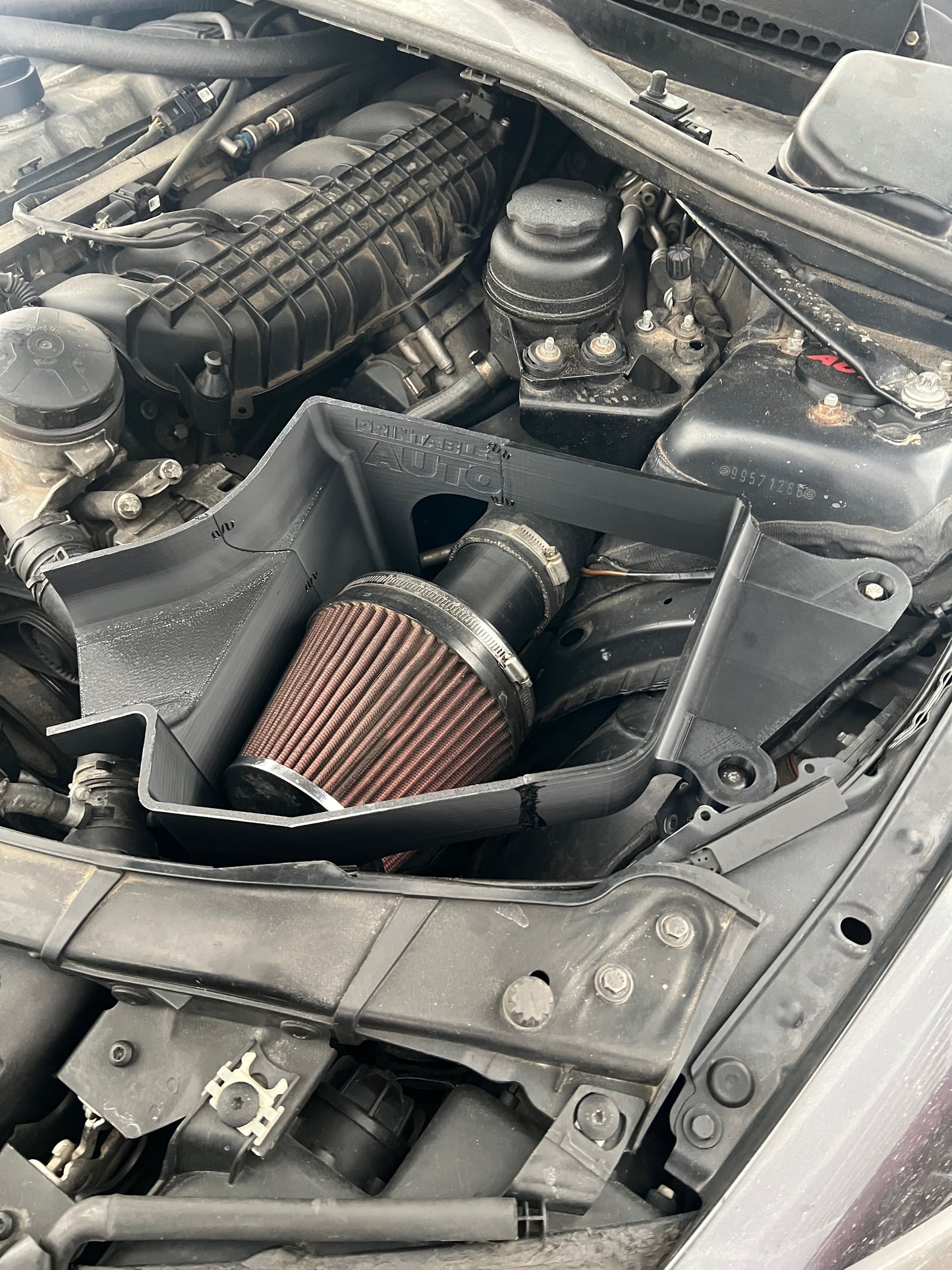 E82 E9X Big Cone Filter Heat Shield