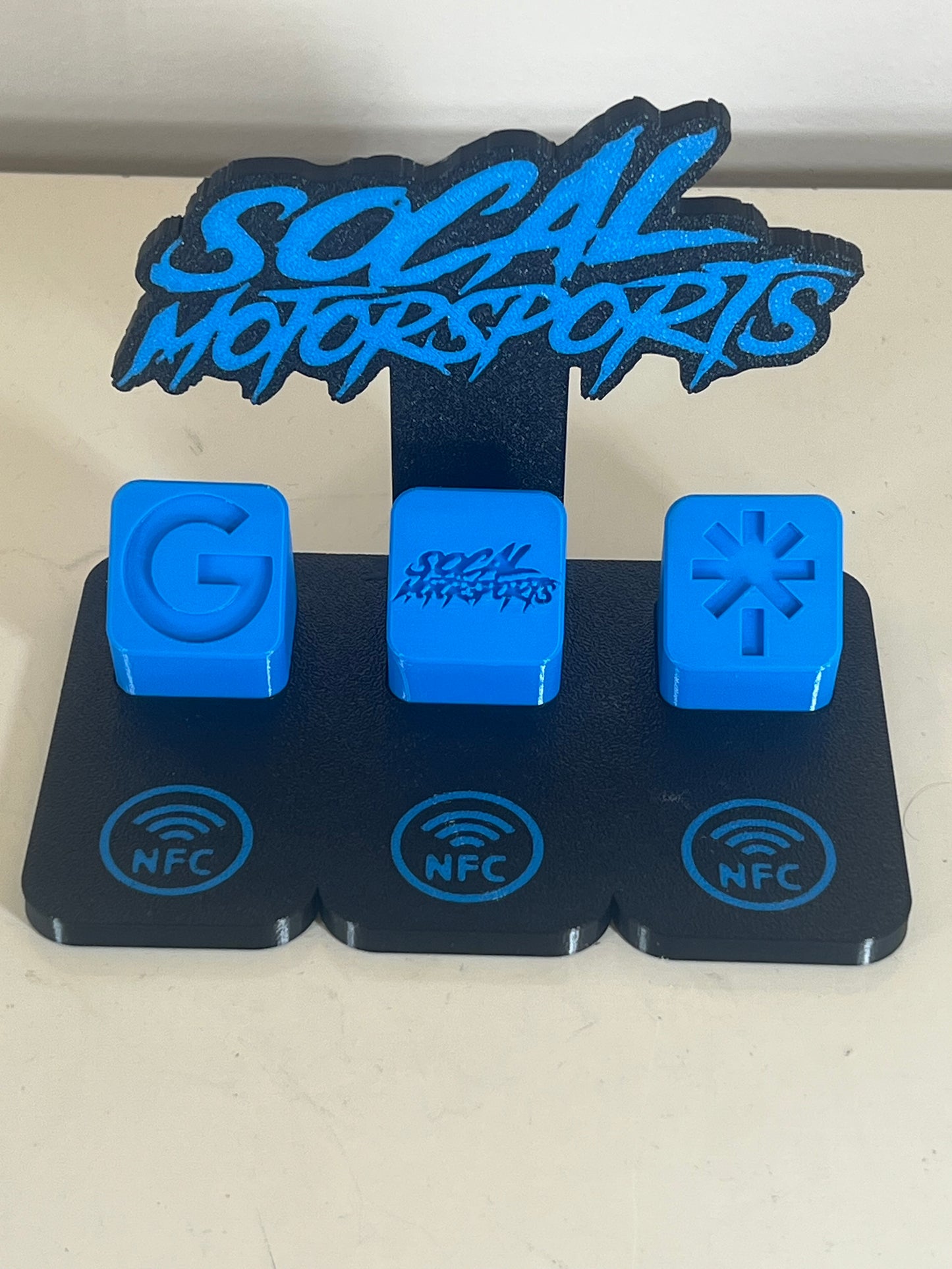 Business Social Media Display Customizable NFC taps