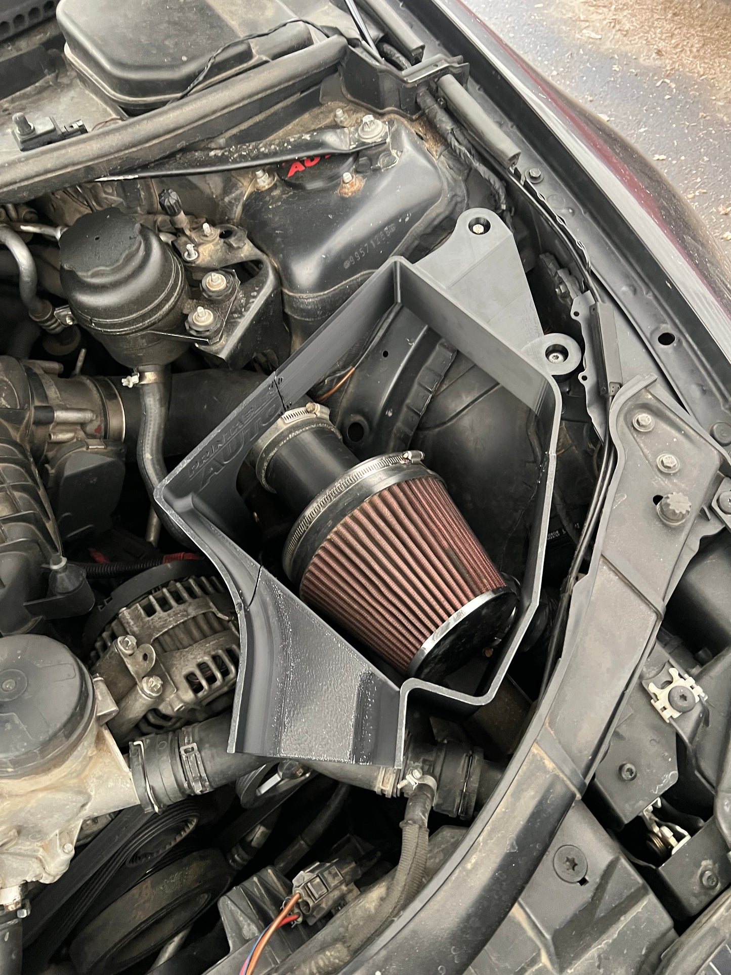 E82 E9X Big Cone Filter Heat Shield