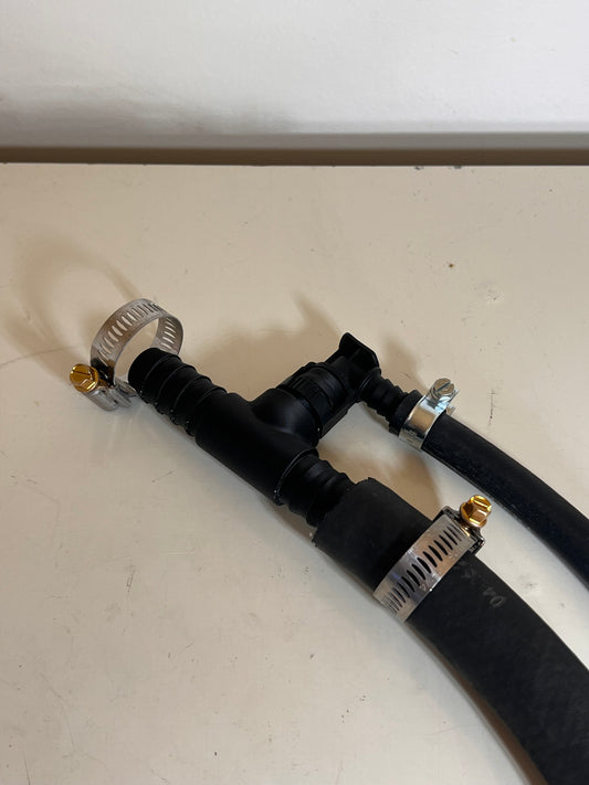 N54 Manifold Swap: 3/4 Inline Barb Tee with Fuel Vapor Connector