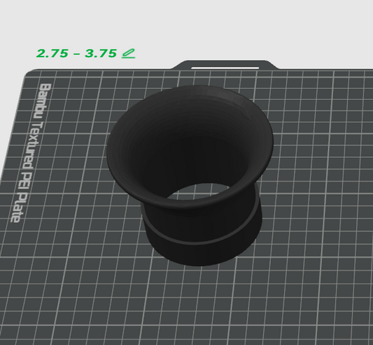 2.75/3" to 3.75" Velocity Pipe 3D Models | VIP90m