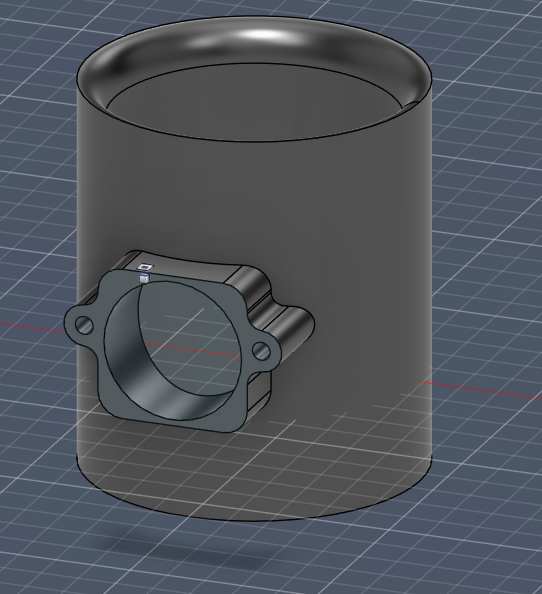 N52 SHORTY MAF Pipe 3.5" OD STL 3D MODEL