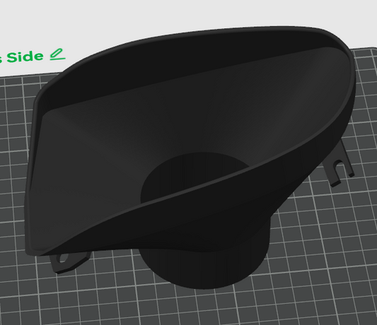 3D Model of E92 E93 Fog Light Intake