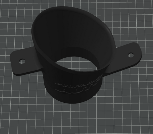 3D Model of E82 E88 E70 E83 E84 Round Fog Light Intake