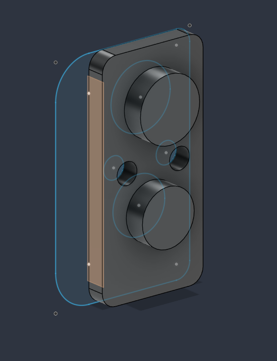 E9X Evaporator Valve Block Off Plate 3D Printed