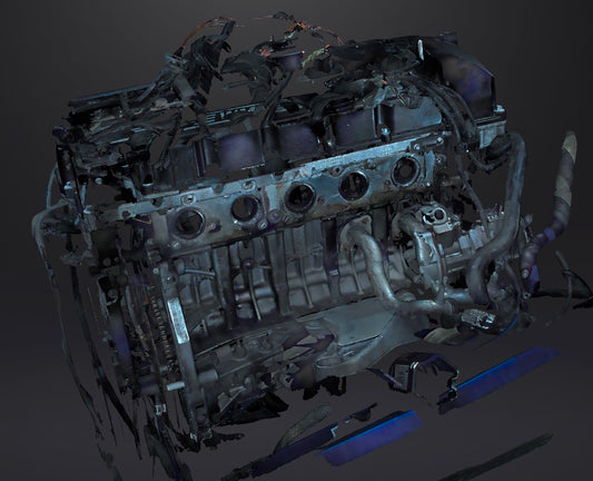 3D Scan of N52 Engine Block from X-Series