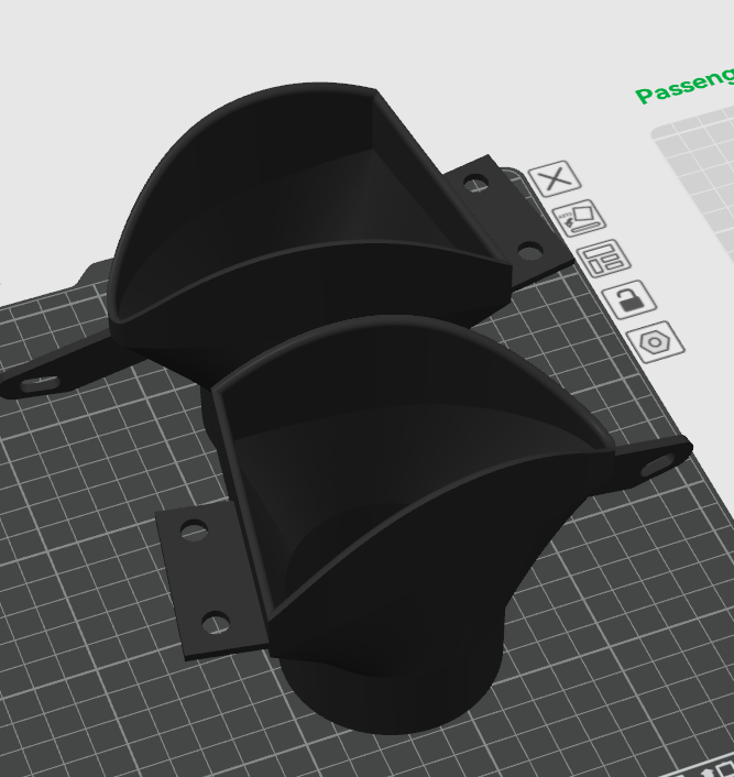 E90 E91 Pre LCI Fog Light Intake Assembly MODEL | PLI90m