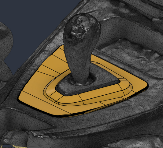 3D MODEL OF E90 E91 E92 E93 DCT Trim Plate